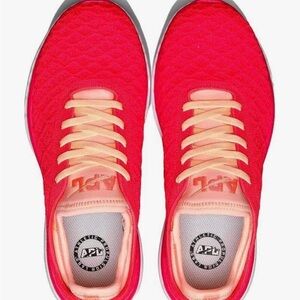 APL TechLoom Phantom Pink Peach Running Shoes Sneakers Womens 10
